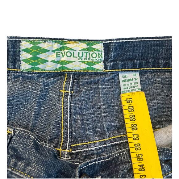 Evolution In Design 38x32 Green Embroidery Pockets Y2K Max Aura - Picture 7 of 8